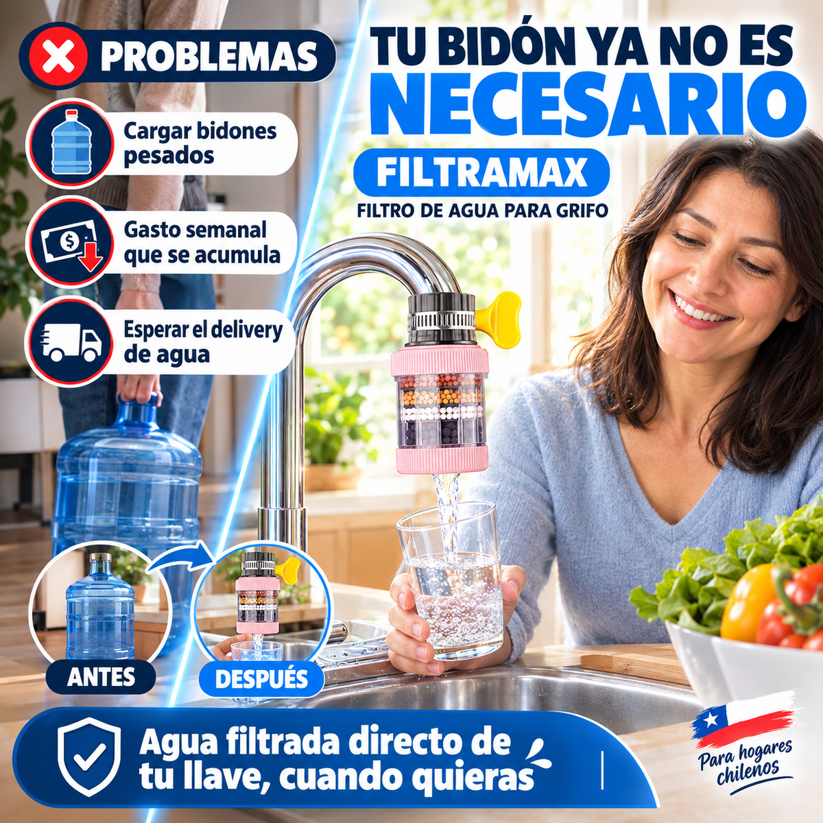 Pack 3 FiltraMax – Tu Bidón Ya No Es Necesario