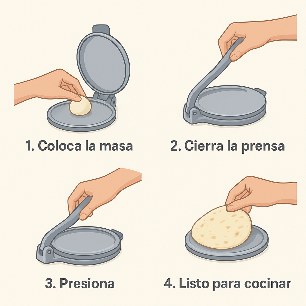 Prensa para Tortillas – Disfruta tortillas caseras frescas todos los días