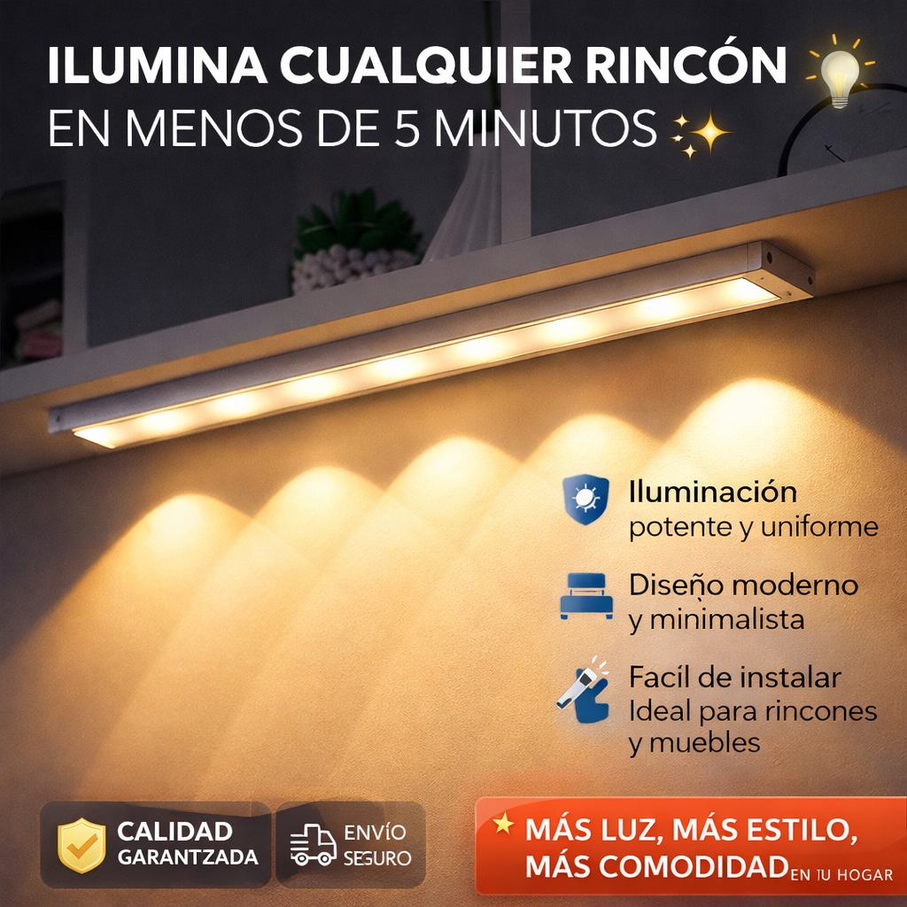 GlowBar - Ilumina cualquier rincón en menos de 5 minutos