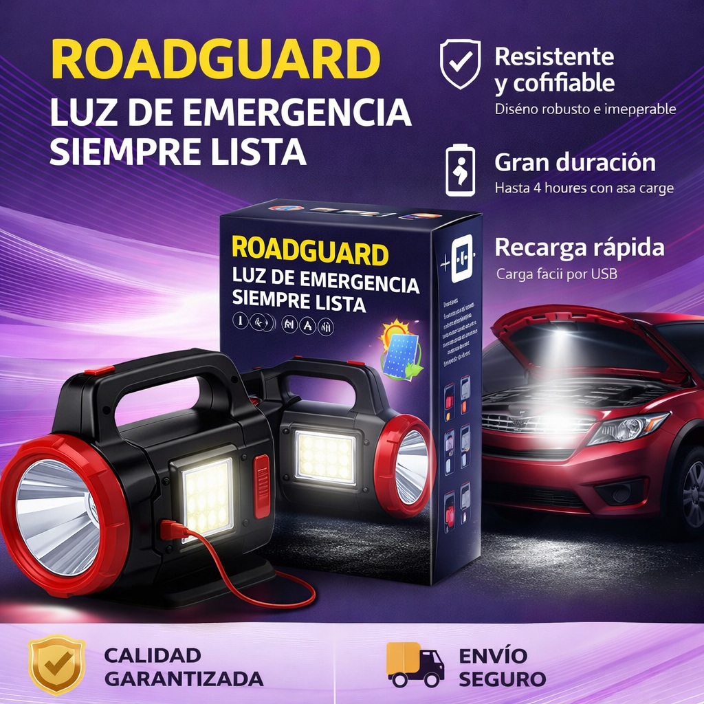RoadGuard - Luz de Emergencia Siempre Lista