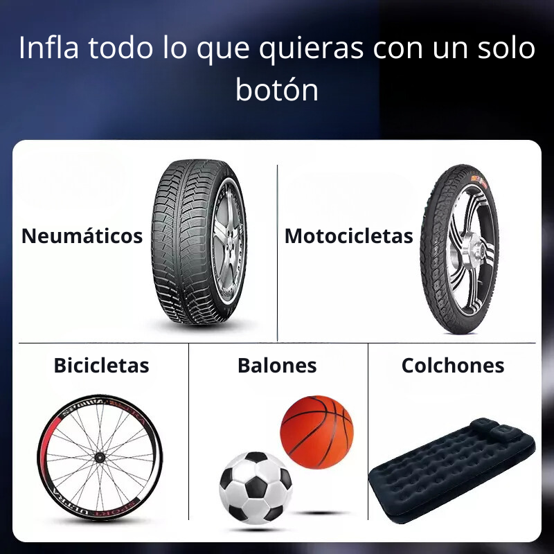 Mini inflador de aire inteligente