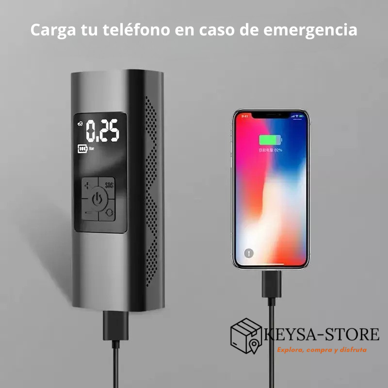 Mini inflador de aire inteligente