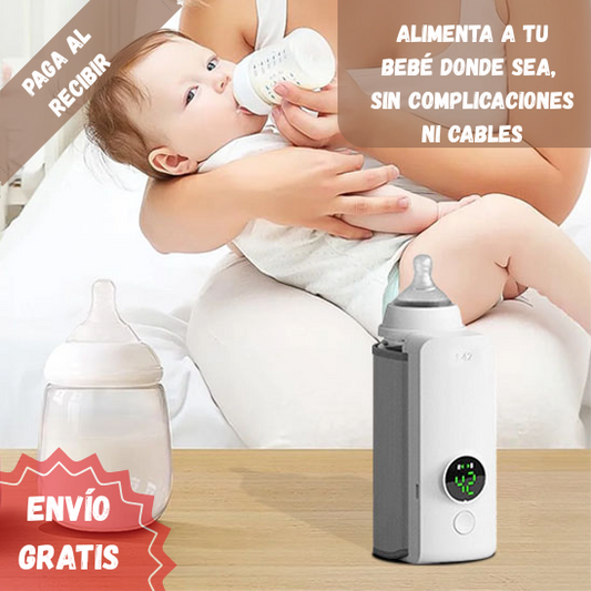 Calentador de Mamaderas Portátil – Alimenta a tu Bebé en Minutos, Donde Sea