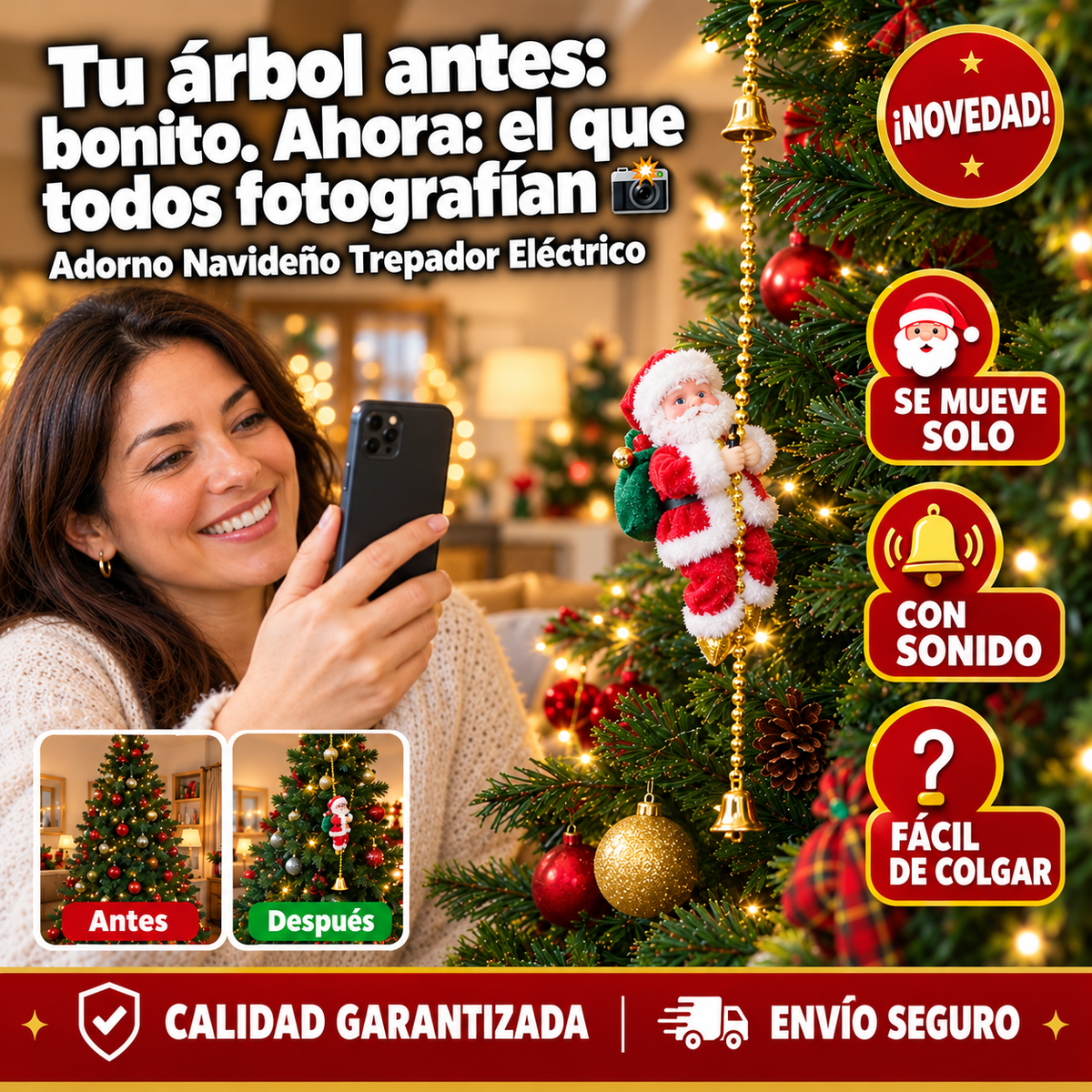 TrepaClaus Pack 2x– Tu árbol pasa de bonito a inolvidable
