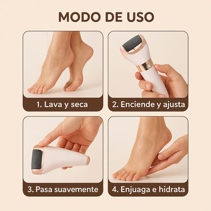 Lima Eléctrica Premium – Pies Hidratados y Lisos con Efecto Spa en 1 Sesión