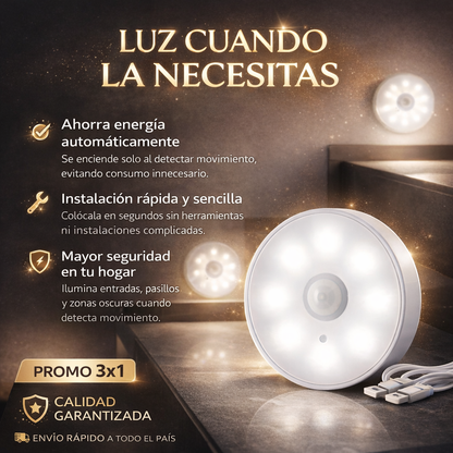 LumiSense – Se enciende sola cuando la necesitas (Pack x3)