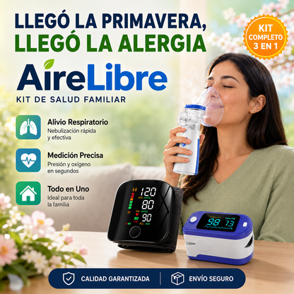 AireLibre – Kit Respiratorio para Combatir la Alergia