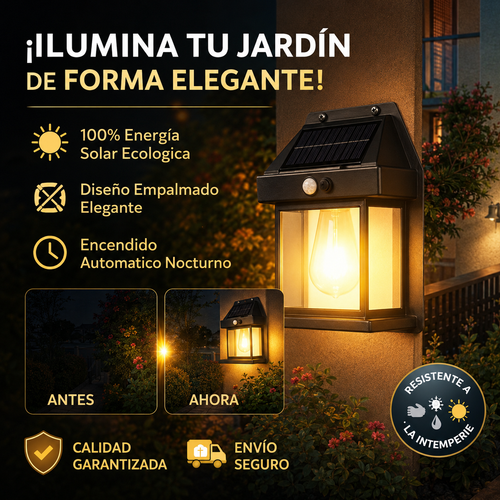SolTrace - Luz solar que resiste lluvia y sol