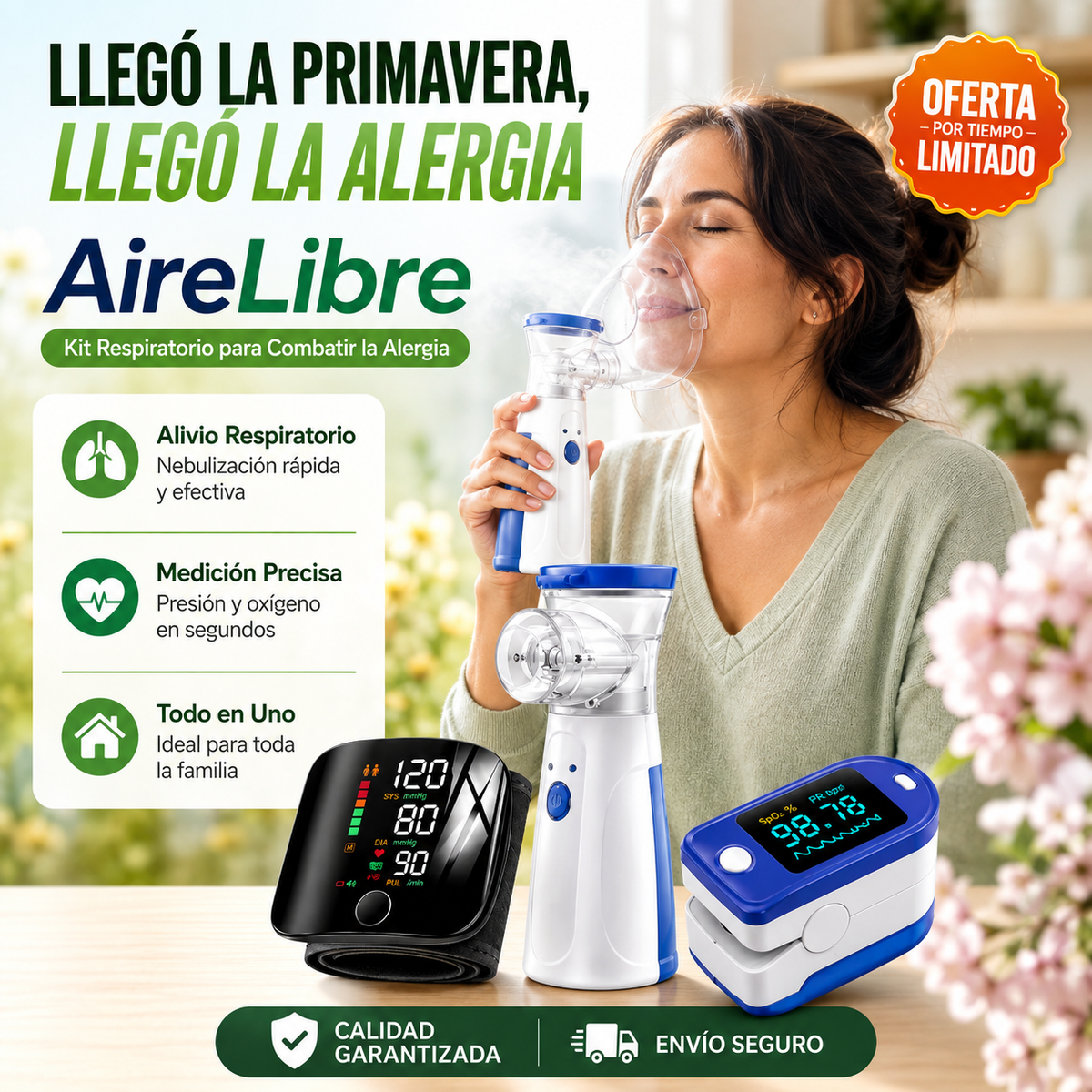 AireLibre – Kit Respiratorio para Combatir la Alergia