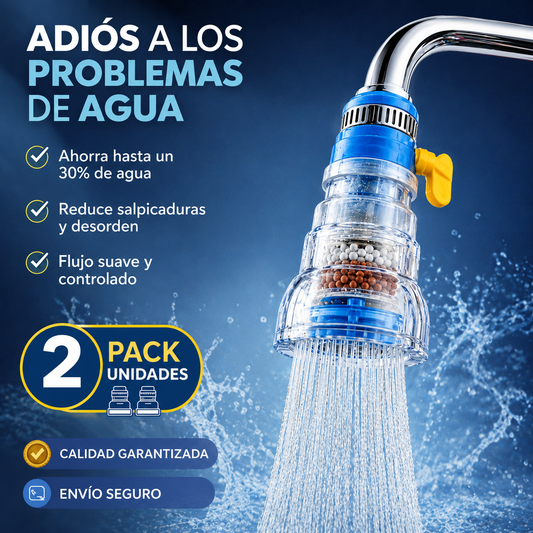 AirTap (2 Unidades)- Más flujo, menos consumo, cero salpicaduras