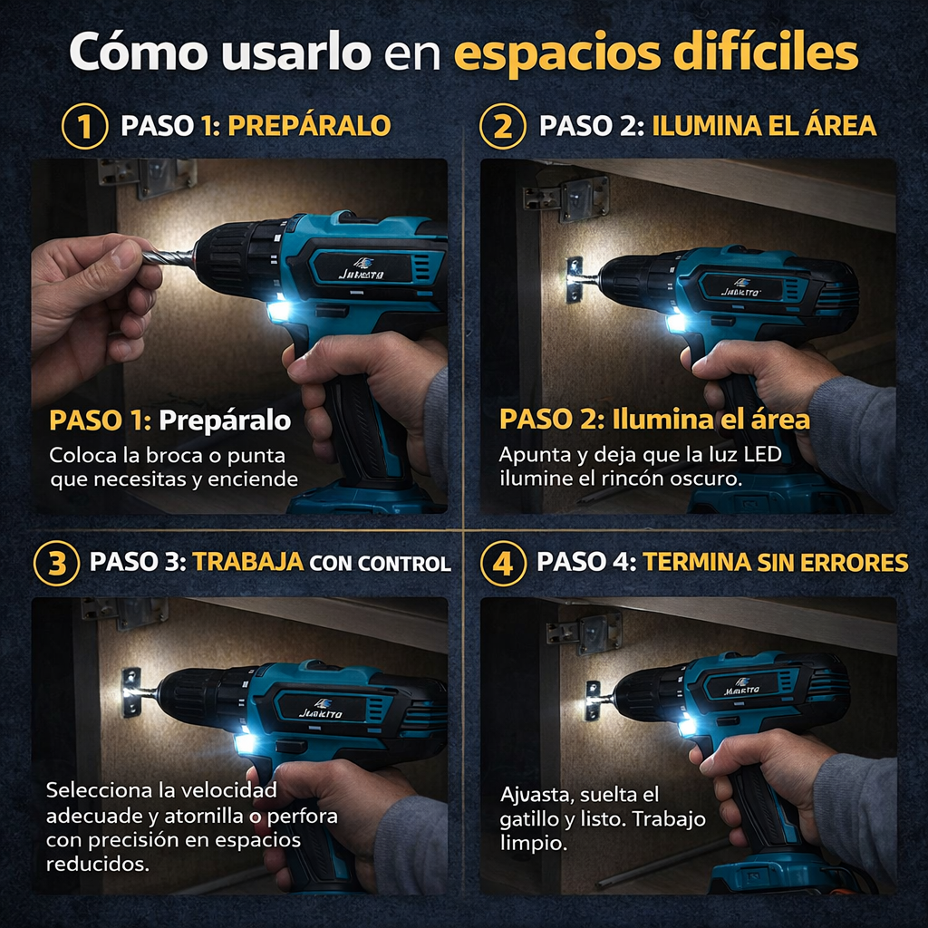 Destornillador Portátil – Atornilla al Instante