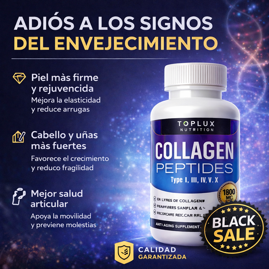 Péptidos de Colágeno (60 Cápsulas)– Fortalece tus articulaciones desde adentro