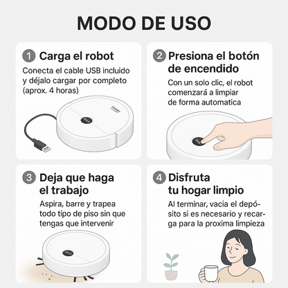 EasyClean Pro™ – Mantén tu hogar brillante sin levantar la escoba