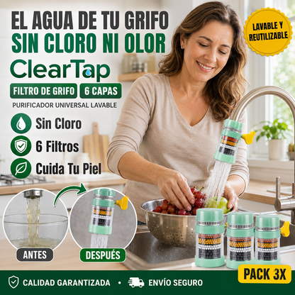 ClearTap – 6 capas de filtración instantánea