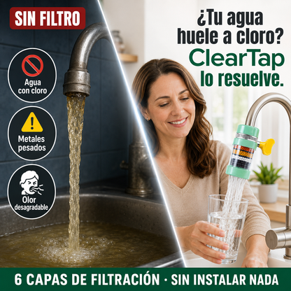 ClearTap – 6 capas de filtración instantánea