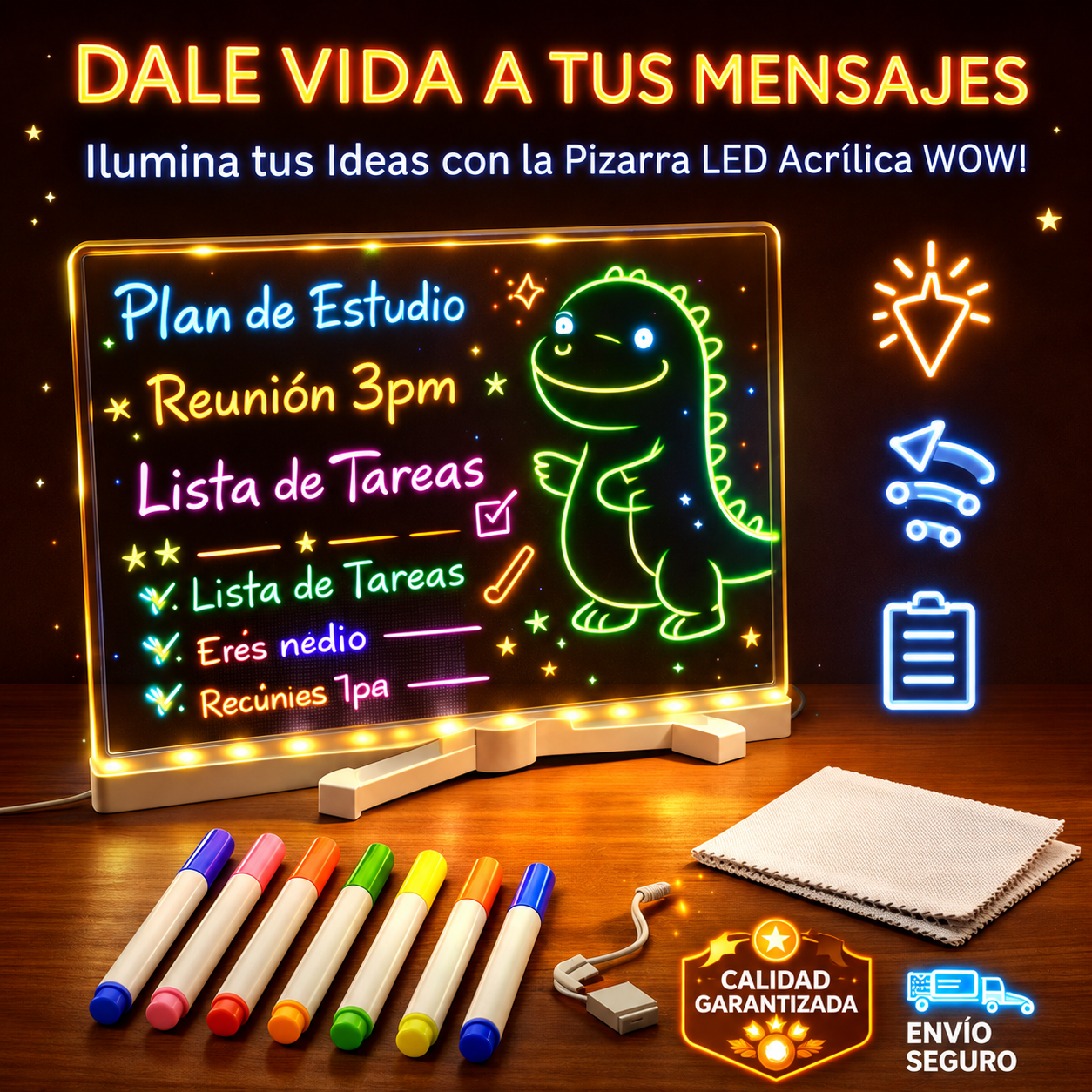 GlowBoard - Tus ideas iluminadas al instante