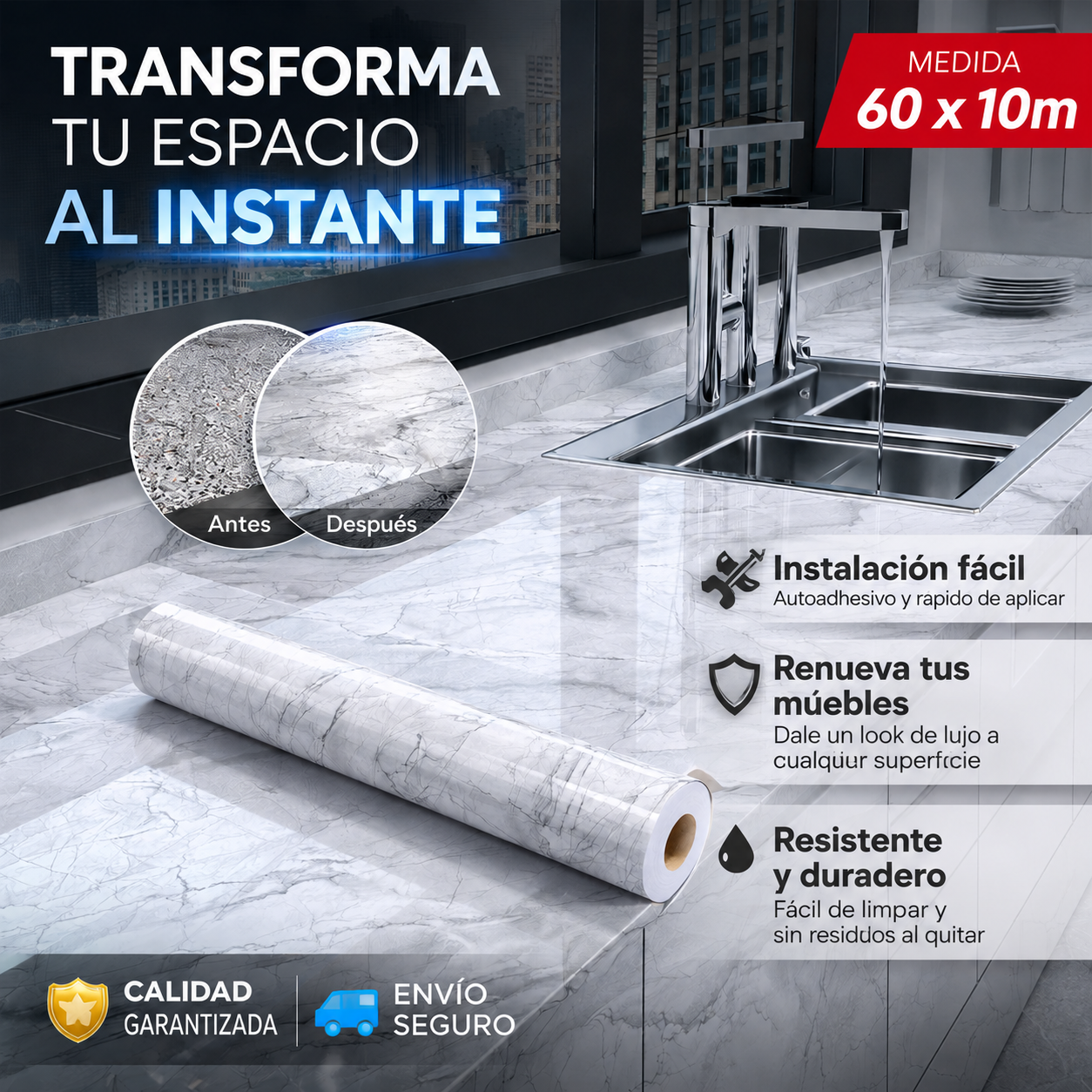 MuroFácil - Cambia el look de tu cocina tú mismo