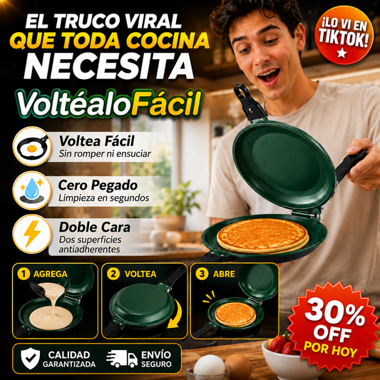 VoltéaloFácil – El Truco de Cocina Que Se Hizo Viral