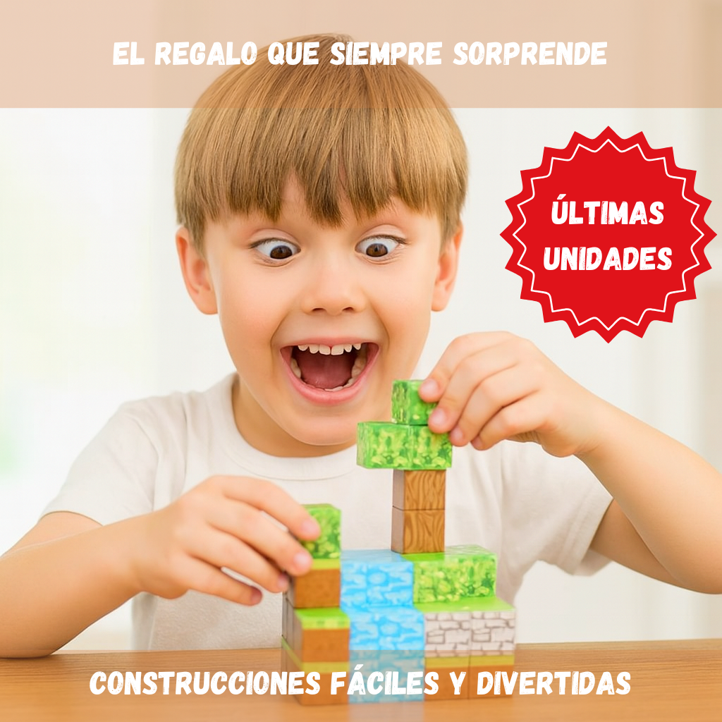 Bloques Magnéticos premium (28 piezas) – Da vida a tus ideas