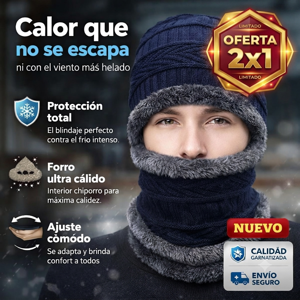 Pack 2 ThermoAbrigo - Calor que no se escapa, ni con el viento más helado