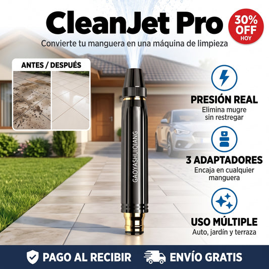 CleanJet Pro – Convierte tu manguera en una máquina de limpieza