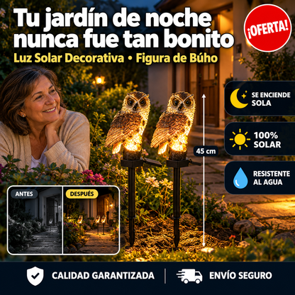 NoctiOwl – Decora e ilumina tu entrada