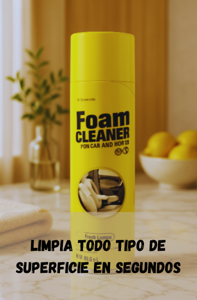 2 x Spray Foam Cleaner – Tapices y superficies impecables en segundos