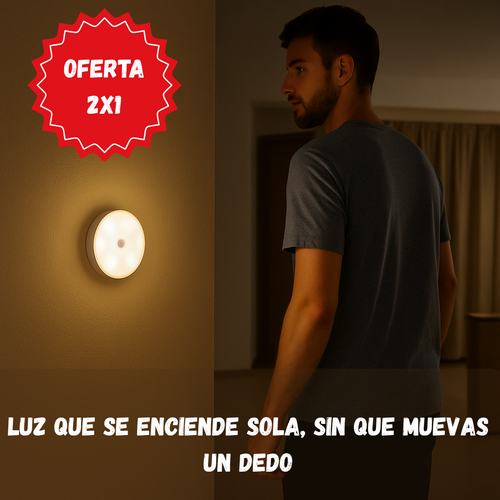 Pack 2 x Luz LED Magnética – Se activa sola