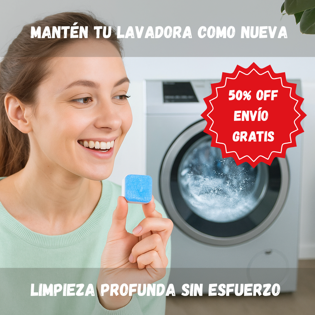 PureWash Max – Mantén tu lavadora limpia, fresca y funcionando al 100%