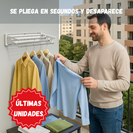 Tendedero Plegable Premium – Secado Eficiente