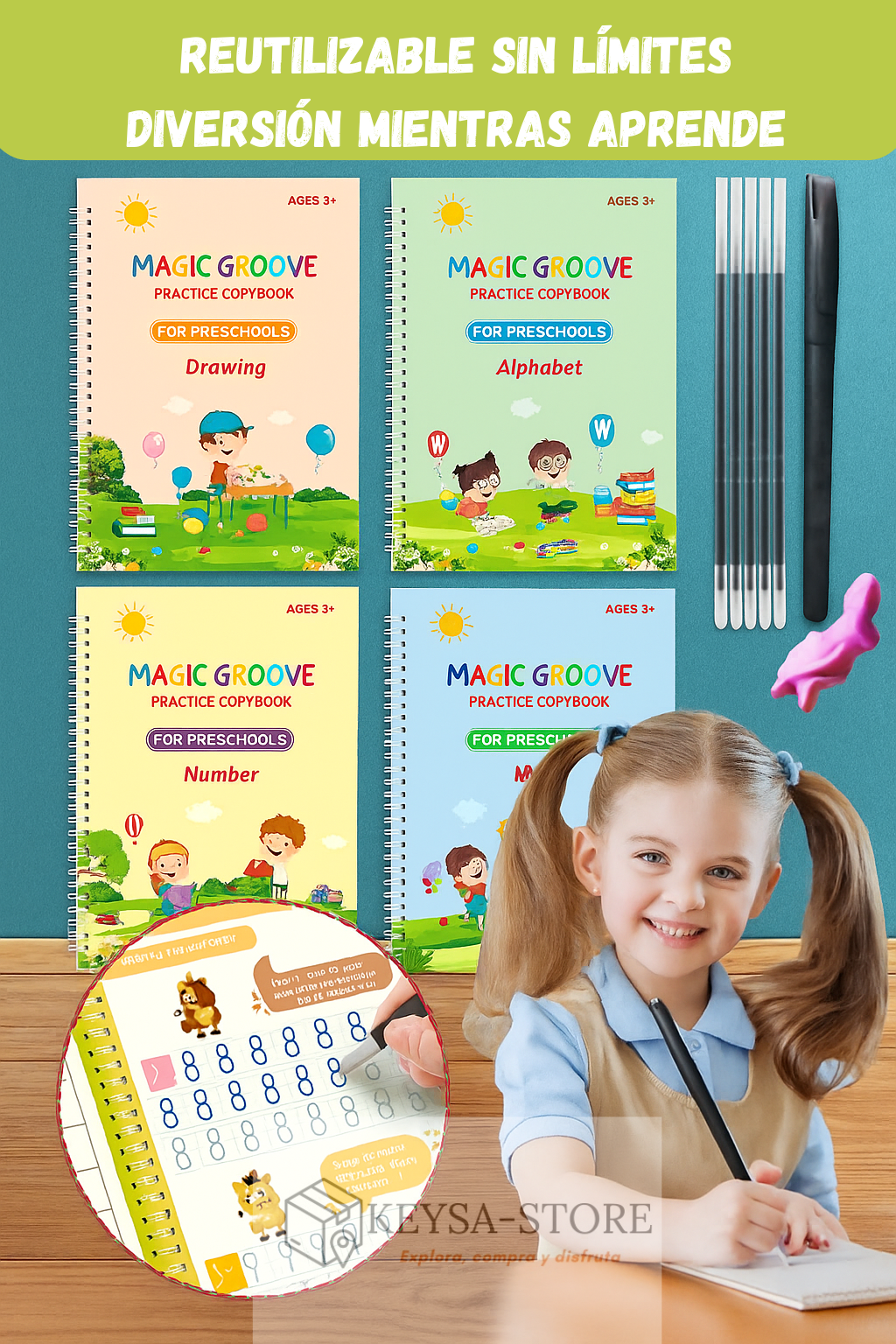Cuaderno Mágico Preescolar – Practica sin limites