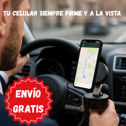 2x Soporte Magnético Multifuncional – Conduce sin distracciones desde el primer uso