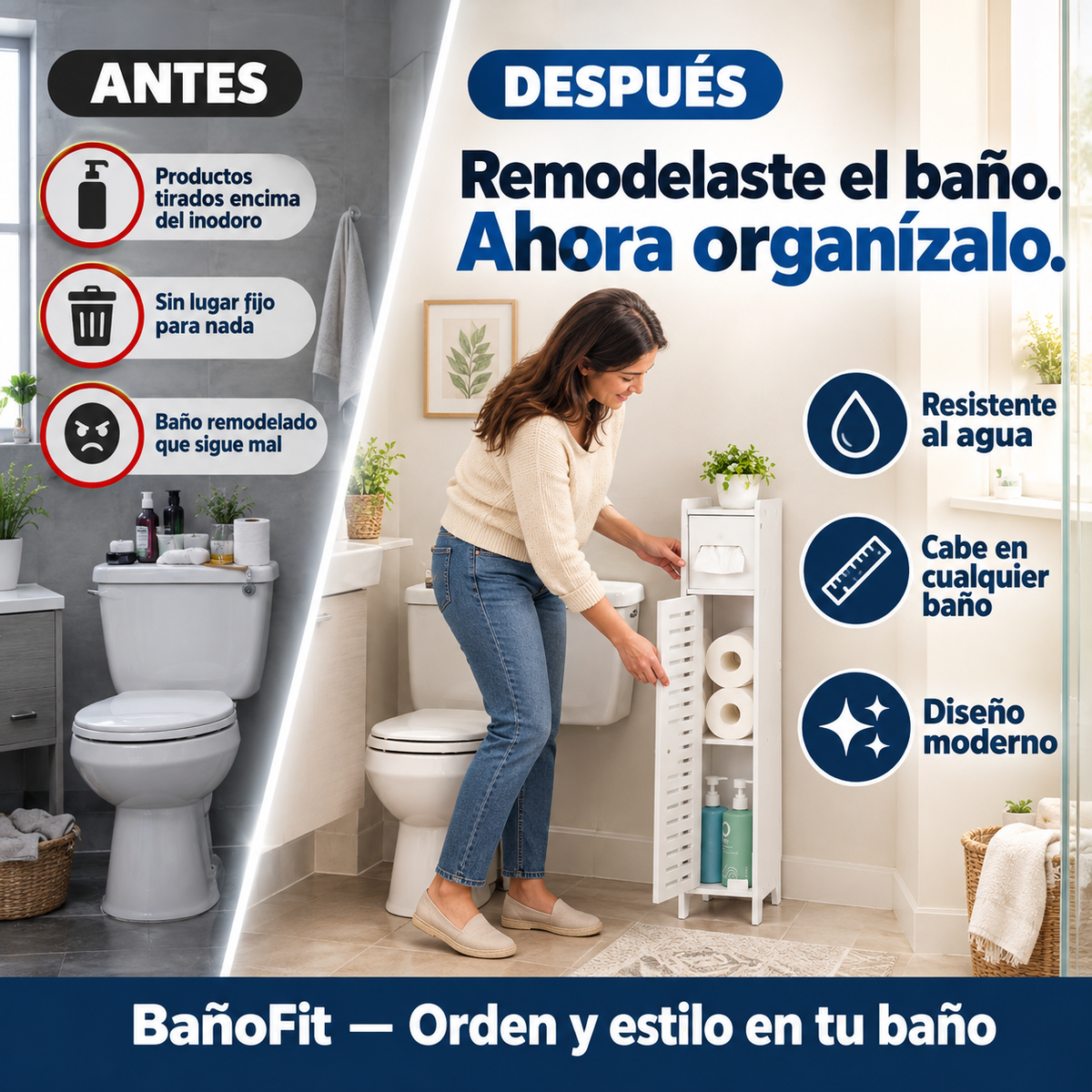 BañoFit – Orden y estilo en tu baño