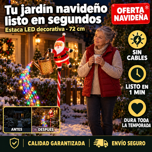 SantaLuz Solar + Ebook "Mi Navidad" Recetas y decoración– El ambiente navideño que todos van a notar