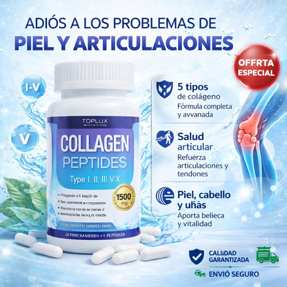 Péptidos de Colágeno (60 Cápsulas)– Fortalece tus articulaciones desde adentro