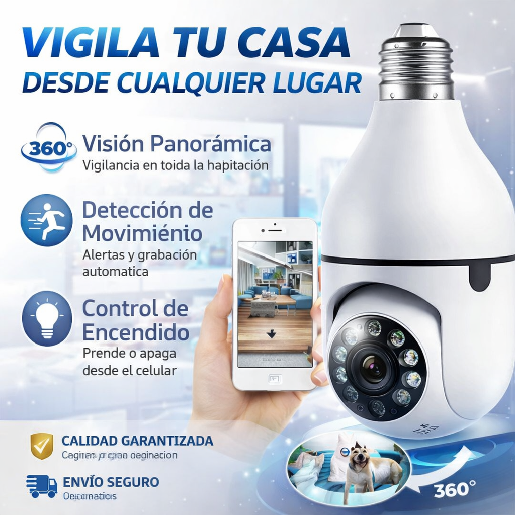 ViewBulb - Mira, graba y controla tu espacio en tiempo real