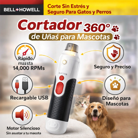 CortaUñas 360° 🐾 Corte Seguro y Sin Estrés