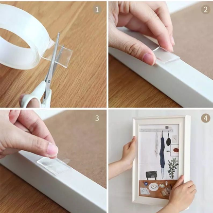 Pack 2 NanoGrip Multiusos – Pega y despega sin marcas.
