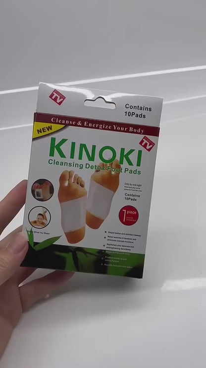 🔥100 Parches Kinokis para pie (10 cajas)