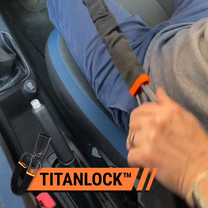 Titan Lock Bloqueador de Volante– Garantiza la seguridad de tu auto durante horas sin preocupaciones