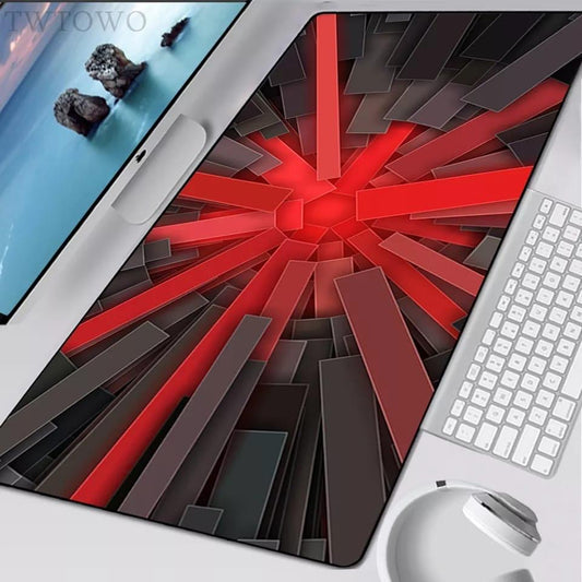 Mouse Pad Recatangulos Red M33 Pg